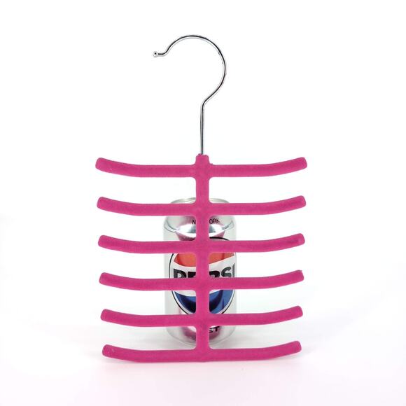 Honey-Can-Do 12 Hook Pink Non Slip Tie/Jewelry/Bandana/Pendant/Scarf Hanger -GUC - Picture 6 of 11